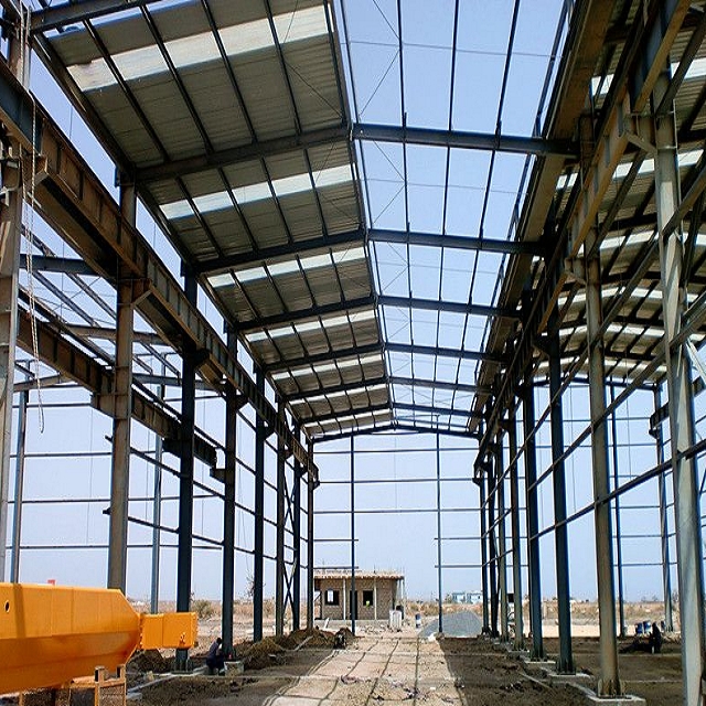 Bahan Pembinaan Struktur Bangunan Keluli Moden Prefabricated 